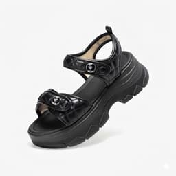 Sandal Nữ BITI'S  size 35-40 Quai hậu Da cao cấp đính khuy trẻ trung đế PU êm chân BPW008200 2
