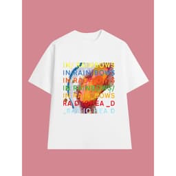 Áo Thun RADIOHEAD - In Rainbows (album), Unisex Form Rộng Cotton Mềm 2
