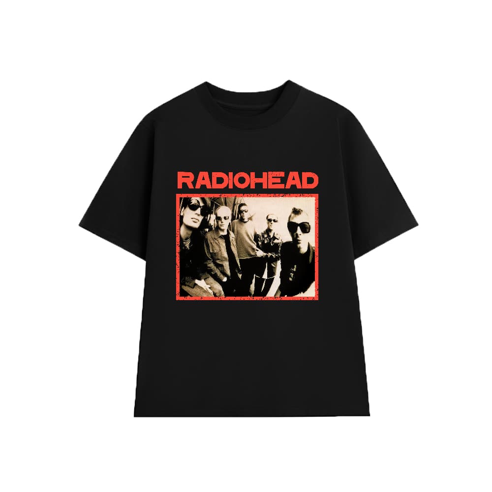 Áo Thun RADIOHEAD R01, Unisex Form Rộng Cotton Mềm