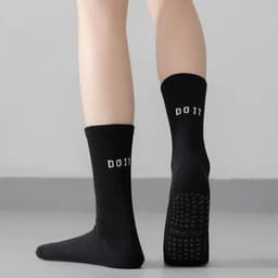 [Peinn] Tất Tập Yoga Pilates Doit Màu Trơn Sọc Silicon Chống Trơn Trượt Tất Thể Thao ( Tất Màu Doit) 5