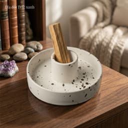 Đế Gốm Đốt Palo Santo – Đế Đốt Gỗ Thánh – Dụng Cụ Xông Thanh Tẩy Không Gian TAROT ĐỒNG TÂM 5