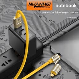 [ BẢN NÂNG CẤP] Dây Sạc Nhanh 4 Đầu Chất Liệu Silicon, Kết Nối Tay Cầm Chơi Game Đa Năng 240W, Đầu Sạc Bọc Thép Siêu Bền 3