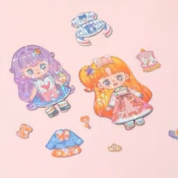 Đồ Chơi Công Chúa Nam Châm Thay Đồ Sticker COMBO 4 CÔNG CHÚA 3