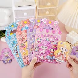 Đồ Chơi Công Chúa Nam Châm Thay Đồ Sticker COMBO 4 CÔNG CHÚA 4