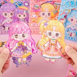 Đồ Chơi Công Chúa Nam Châm Thay Đồ Sticker COMBO 4 CÔNG CHÚA 2