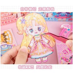 Đồ Chơi Công Chúa Nam Châm Thay Đồ Sticker COMBO 4 CÔNG CHÚA 5