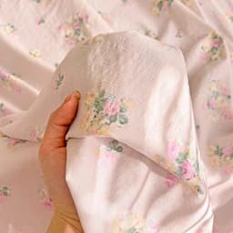 Bộ Ga Gối 3 Món Cotton Icy Hoạ Tiết Pastel Decor.urhome không kèm vỏ chăn 6
