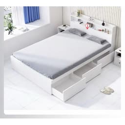 Giường Gỗ 3 Hộc Có Kệ Đầu Giường [FREESHIP HCM) Kt Từ 1m2 Đến 1m8 2