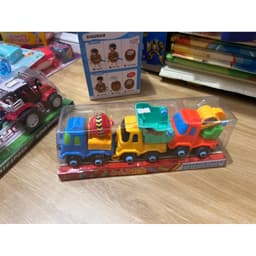 🚚🚜🚧 COMBO XE CÔNG TRÌNH – XE CONTAINER – XE NÔNG TRẠI CHO BÉ 3