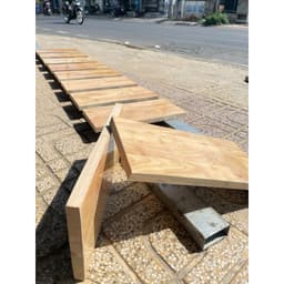 Ván Gỗ Ghép Cao Su 18mm phủ keo 2 mặt dùng làm kệ để bàn , kệ bếp , tủ sách , tủ đựng đồ , …. CẮT THEO YÊU CẦU 3