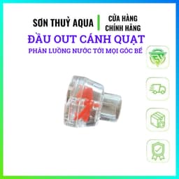 Đầu Out Cánh Quạt Tạo Dòng Bể Cá – Phân Luồng Nước 360° – Tăng Oxy, Giảm Cặn Bẩn – F16/20mm 4