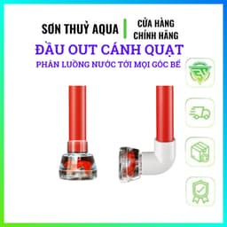 Đầu Out Cánh Quạt Tạo Dòng Bể Cá – Phân Luồng Nước 360° – Tăng Oxy, Giảm Cặn Bẩn – F16/20mm 2
