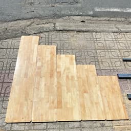 Ván Gỗ Ghép Cao Su 18mm phủ keo 2 mặt dùng làm kệ bếp , mặt bàn , tủ đựng đồ , ….. CẮT THEO YÊU CẦU 7
