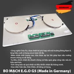 BẾP TỪ ĐÔI LORCA LCI 809 PRO Nhập Đức kính schott phủ shaphire chống xước 8