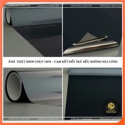 Giấy decal dán kính chống nắng MINH CHÂU phim cách nhiệt cửa sổ decan phản quang cho cửa kính chống nhìn trộm 9