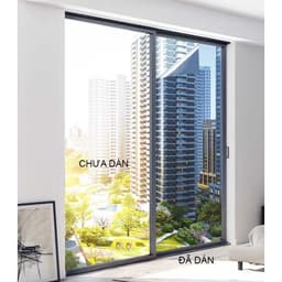 Giấy decal dán kính chống nắng MINH CHÂU phim cách nhiệt cửa sổ decan phản quang cho cửa kính chống nhìn trộm 7