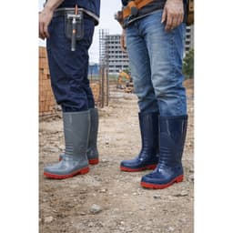 Ủng Bảo Hộ Mũi Thép ( 011 ) Cao Cổ Chống Đinh, Chống Trơn Trượt, Chống Va Đập Siêu Bền Full size từ 39-43 6