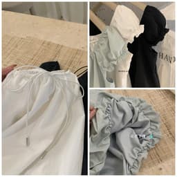 𝑨𝒏𝒏 𝑺𝒕𝒖𝒅𝒊𝒐  [𝐒𝐀𝐋𝐄]  𝐖𝐆𝐖𝐄/ Áo Babydoll Nữ Dáng Bí WG.WE 8943 Cổ Tròn Tay Ngắn Chất Thô Form Rộng 6