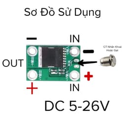 Công Tắc Mosfet Tải Cao Cầu Nối Trung Gian 20A 50A 100A Diy - 2