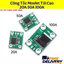 Công Tắc Mosfet Tải Cao Cầu Nối Trung Gian 20A 50A 100A Diy - 1