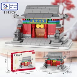 Đồ Chơi Lắp Ghép Cổng Trường Đại Học Trung Hoa 100+ Chi Tiết – Mô Hình Kiến Trúc Cổ Trang – TATOYS 7