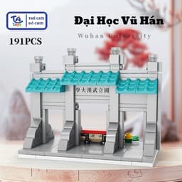 Đồ Chơi Lắp Ghép Cổng Trường Đại Học Trung Hoa 100+ Chi Tiết – Mô Hình Kiến Trúc Cổ Trang – TATOYS 4