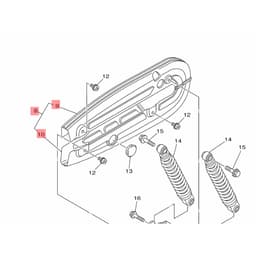Nắp chắn xích chính hãng Yamaha cho Sirius cơ, thường 5