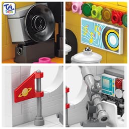 Đồ Chơi Lắp Ghép Bộ 8 Căn Phòng Ước Mơ 155+ Chi Tiết – Mô Hình Nhà Mini Decor – TATOYS 7