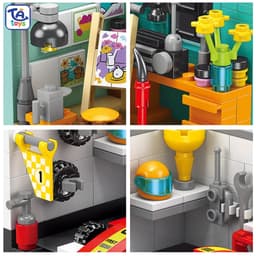 Đồ Chơi Lắp Ghép Bộ 8 Căn Phòng Ước Mơ 155+ Chi Tiết – Mô Hình Nhà Mini Decor – TATOYS 6