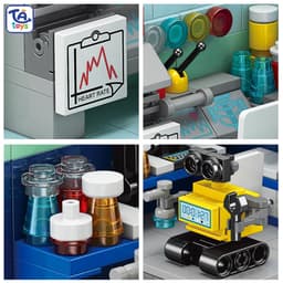 Đồ Chơi Lắp Ghép Bộ 8 Căn Phòng Ước Mơ 155+ Chi Tiết – Mô Hình Nhà Mini Decor – TATOYS 8