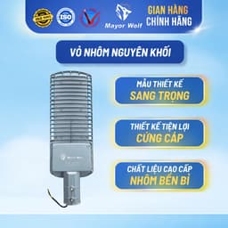 Đèn Bàn Chải Điện MayorWolf 150W LED Siêu Sáng – Vỏ Nhôm Cao Cấp, Chống Nước, Chiếu Sáng Mạnh Ngoài Trời 2