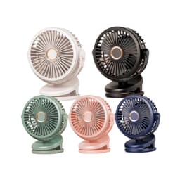 Quạt Kẹp mini Để Bàn Tích Điện 5 Chế Độ Gió Siêu Mát, Quạt Kẹp mini Có Sạc USB Tiện Lợi 1