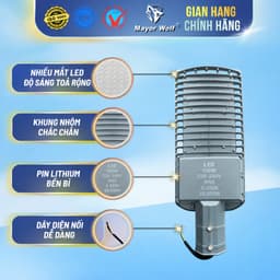 Đèn Bàn Chải Điện MayorWolf 100W LED Siêu Sáng – Vỏ Nhôm Cao Cấp, Chống Nước, Chiếu Sáng Mạnh Ngoài Trời 2
