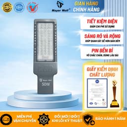 Đèn Bàn Chải Điện MayorWolf 50W LED Siêu Sáng – Vỏ Nhôm Cao Cấp, Chống Nước, Chiếu Sáng Mạnh Ngoài Trời 1