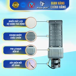 Đèn Bàn Chải Điện MayorWolf 50W LED Siêu Sáng – Vỏ Nhôm Cao Cấp, Chống Nước, Chiếu Sáng Mạnh Ngoài Trời 7