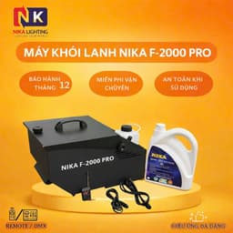 MÁY TẠO KHÓI LẠNH NIKA F-2000 PRO - Máy Khói lạnh Sân Khấu, Máy Phun Khói Đám Cưới, Khói Sát Mặt Đất 11