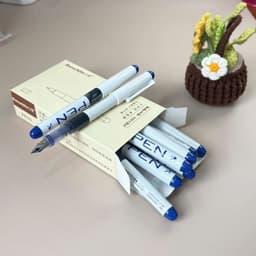 Bút Máy Ngòi EF trơn - F34 cho học sinh có sẵn mực, Viết siêu êm trơn, Dung Tích Lớn, Mực Nhanh Khô 7
