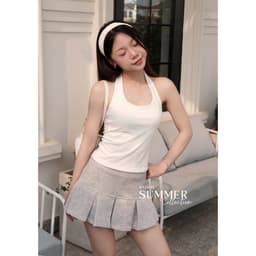 (TẶNG BĂNG ĐÔ) Áo cổ Yếm Ôm Body Quyến Rũ Năng Động Nhiều màu BYJANE - 111 8