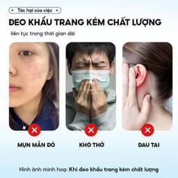 Khẩu Trang 5D Top Gia Cao Cấp Chống Tia UV, Ngăn Ngừa Bụi, Thoáng Khí, Kháng Khuẩn An Toàn Sức Khỏe 2