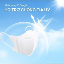 Khẩu Trang 5D Top Gia Cao Cấp Chống Tia UV, Ngăn Ngừa Bụi, Thoáng Khí, Kháng Khuẩn An Toàn Sức Khỏe 3