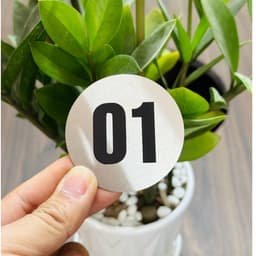 Bộ 10 Số thứ tự , số thứ tự bàn ăn, số thứ tự dán bàn, đánh số bàn  cho nhà hàng, quán cafe 8