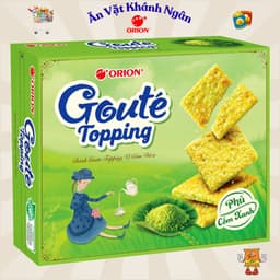 Bánh Quy Goute Orion Đủ Vị - Mè , Hạt, Và Bơ Đậu Phộng Hộp 316g - 320g - HÀNG CHÍNH HÃNG 2