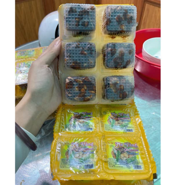 Vỉ 6hộp Me Chua Vàng , Mỗi Hộp Nhỏ 60g dùng Nấu Canh Chua , Đá Me, Các Món Xào, Nước Xốt…vv.