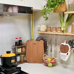 Thớt gỗ nguyên khối hình gấu dễ thương. Thớt gỗ cao cấp an toàn kháng khuẩn - Majehome 6