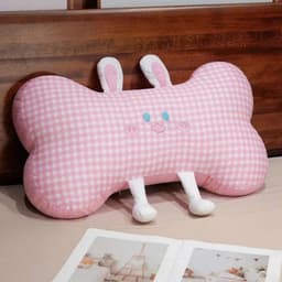 Gối Ôm Dài Hình Thú Dễ Thương Kẻ Caro Mềm Mịn, Dễ Thương Siêu Cute, Gối Ôm Ngủ Cho Bé, Người Lớn, Trang Trí Phòng Ngủ 6