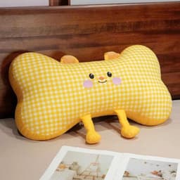 Gối Ôm Dài Hình Thú Dễ Thương Kẻ Caro Mềm Mịn, Dễ Thương Siêu Cute, Gối Ôm Ngủ Cho Bé, Người Lớn, Trang Trí Phòng Ngủ 7