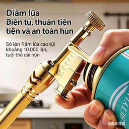 HCM- Khò Gas 8816 – Đánh Lửa Tự Động, Đầu Nòng Cách Nhiệt, Ngọn Lửa Nhọn Mạnh, Ứng Dụng Mọi Công Việc 3