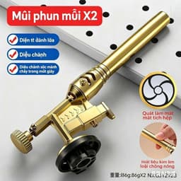 HCM- Khò Gas 8816 – Đánh Lửa Tự Động, Đầu Nòng Cách Nhiệt, Ngọn Lửa Nhọn Mạnh, Ứng Dụng Mọi Công Việc 1