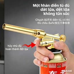 HCM- Khò Gas 8816 – Đánh Lửa Tự Động, Đầu Nòng Cách Nhiệt, Ngọn Lửa Nhọn Mạnh, Ứng Dụng Mọi Công Việc 2