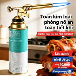 HCM- Khò Gas 8816 – Đánh Lửa Tự Động, Đầu Nòng Cách Nhiệt, Ngọn Lửa Nhọn Mạnh, Ứng Dụng Mọi Công Việc 7